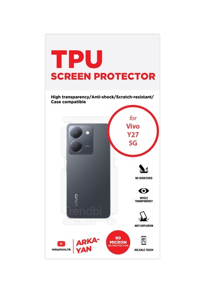 Vivo Y27 5g Arka Ve Yan Koruyucu Tpu Film