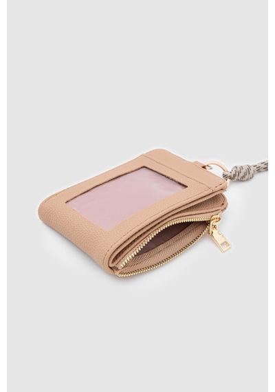 Shule Bags Palm Boyun Askılı Kadın Cüzdan Taba