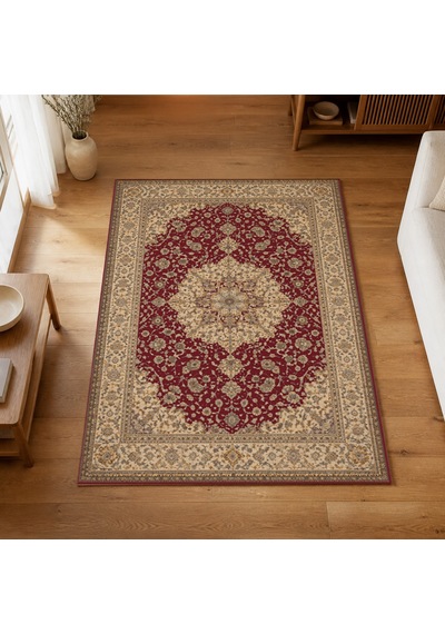 Kartela Halı Aro Halı Jüt Taban Dokuma Halı Bordo - 200 X 300 Cm