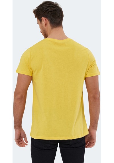 Slazenger RIVALDO Erkek V Yaka Sarı Tişört