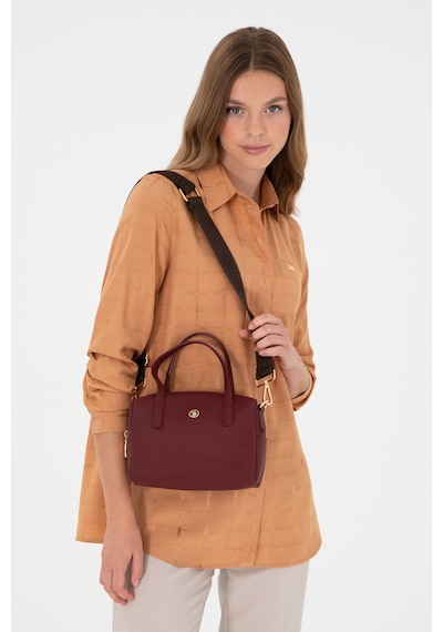U.S. Polo Assn. Kadın Bordo Kol Çantası 50303438-VR014