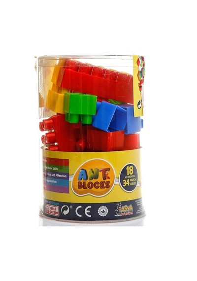 Asya Oyuncak Ant Blocks 34 Parça Ant034
