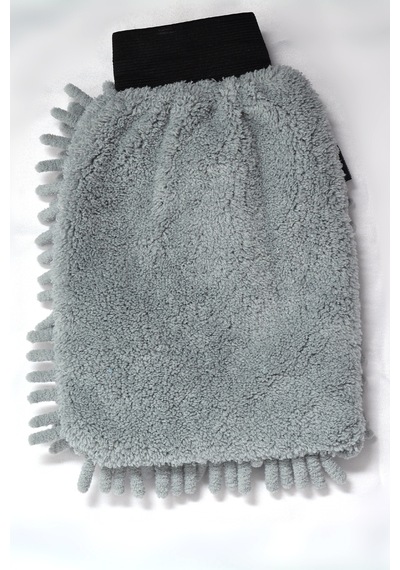 Spark 7050 Mikrofiber Şönil Oto Temizlik Ve Kurulama Eldiveni Gri 6 Adet