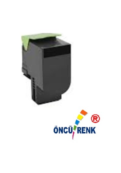 Lexmark 808K Cx310 / Cx410 / Cx510 2.5K Siyah Uyumlu Toner