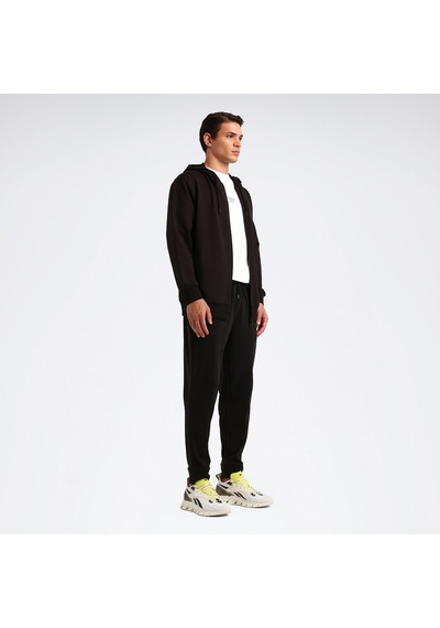 Reebok Fermuarlı Sweatshirt Erkek Siyah Nıkı Fz