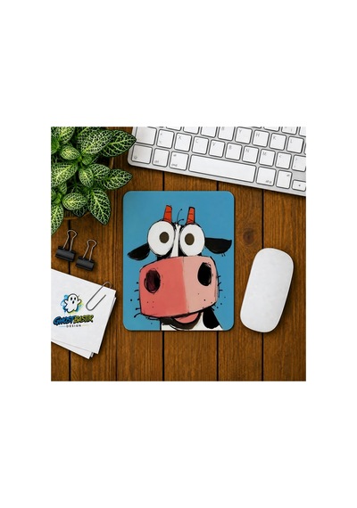 Komik Hayvan Figürlü Baskılı Oyuncu Mousepad 0131