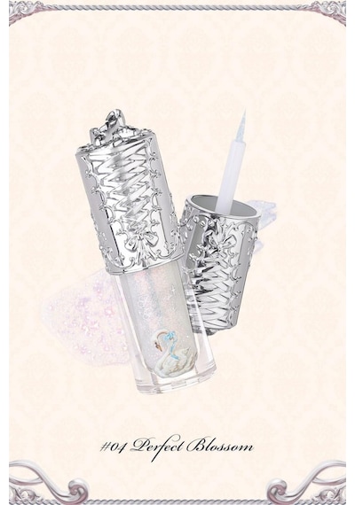Flower Knows Swan Ballet Liquid Eyeshadow Blossom Işıltılı Göz Farı 04 Perfect Blossom