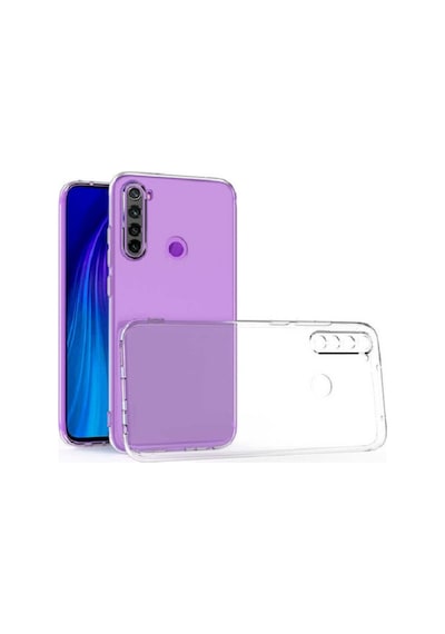 Fibaks Redmi Note 8 Uyumlu Kılıf Kamera Korumalı Yumuşak Şeffaf Ince Süper Silikon