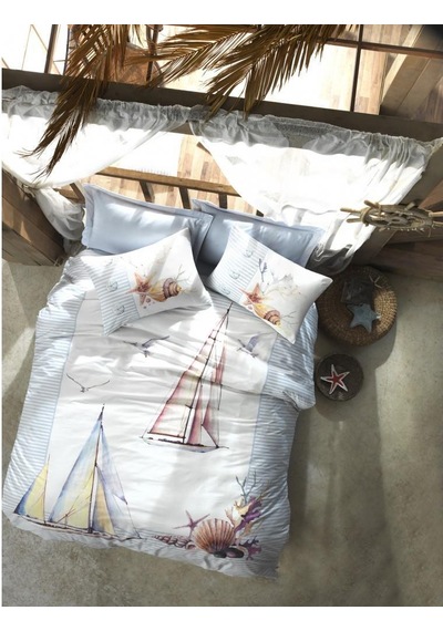 Cotton Box Maritime Ranforce Nevresim Takımı Tek Kişilik Yacht Ma