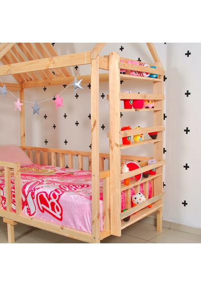 Markaawm Markaawm Montessori Yatak Çocuk Yatak Raf Doğal 90X190 Karyola Akçaağaç