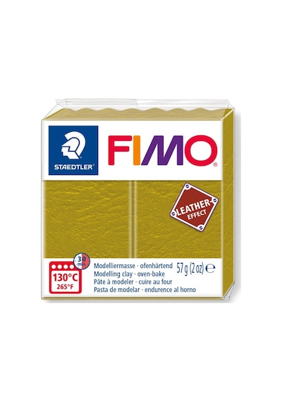 Fimo Leather Effect Modelleme Kili 57Gr - Olive