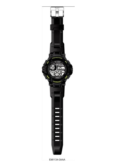 Jaga Em1134-0aaa Unisex Kol Saati Siyah