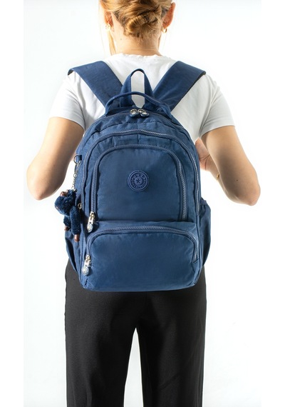 Ultra Hafif Çok Cepli Orta Boy Sırt Çantası Lacivert Model: 571-4h