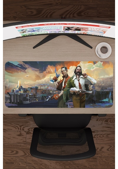 Disco Elysium Kaymaz Dikişli Kauçuk Oyuncu Mousepad V1 - 70x30 Xl Gaming Mouse Pad Fare Altlığı