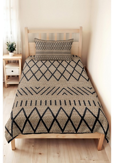 Geometrik Bej Genç Odası Tek Kişilik Pike Takımı - Bohem Antrasit 160x220 Cm Kapitone Yatak Örtüsü Mercansı Kabuğu Serabı Geometrik Bej Genç Odası Tek Kişilik Pike Takımı - Bohem Antrasit 160x220 Cm Kapitone Yatak Örtüsü Mercansı Kabuğu Serabı