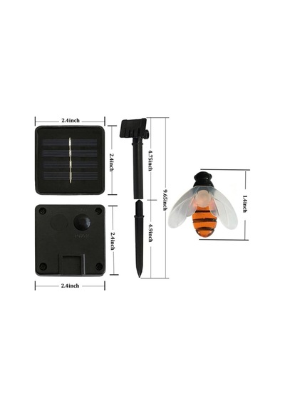 Sge Teknoloji Güneş Enerjili 30 Led Bal Arısı Bahçe Aydınlatması