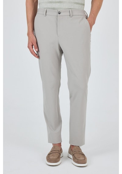 İmza Taş Rengi Esnek Yandan Cepli Casual Slim Fit Jogger Pantolon 1003250162 Taş