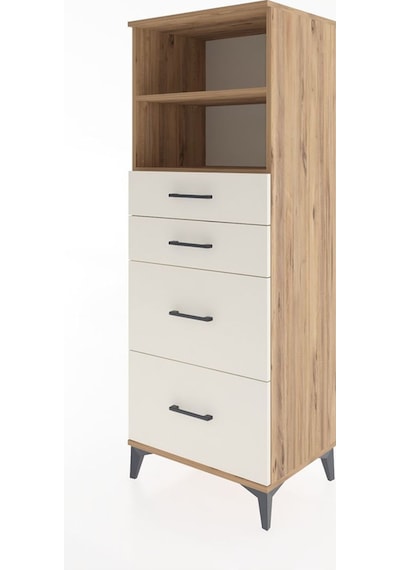 Hyperion Dolap 2 Raflı 4 Çekmeceli 60x44x163 Çam-aytaşı Atlas Çam