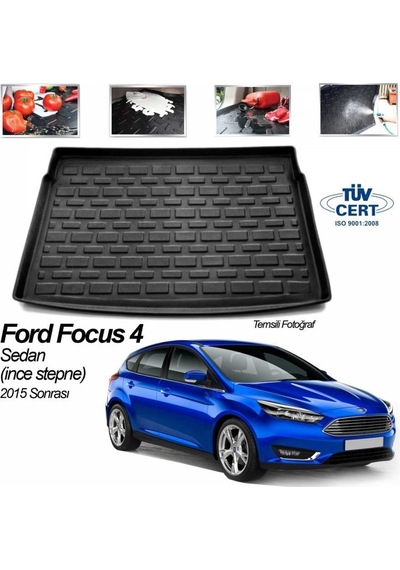 Ford Focus 4 Bagaj Havuzu Paspası 2015- İnce St