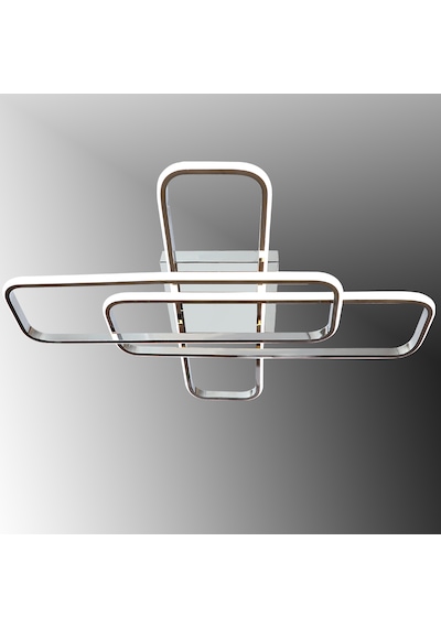 Tt324-kr Tt Ayd. 57 X 17 Krom Kaplama Gün Işığı Led Avize Krom