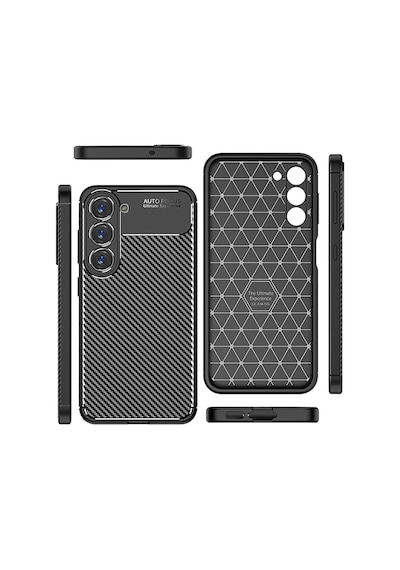 Galaxy S23 Plus Kılıf Zore Negro Karbon Tasarım Silikon Kılıf
