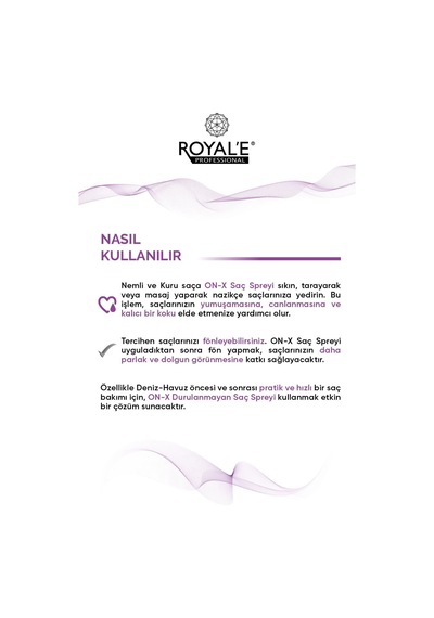 Royale Professional Bakım Etkili Besleyici Saç Parfümü 250 Ml