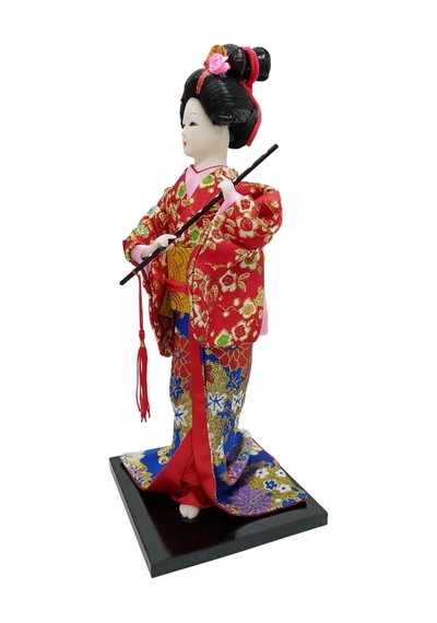 Japon Kimonolu Geyşa Bebek Kabuki Biblo 30 Cm No.11 Anime