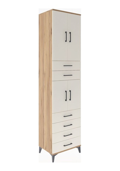 Hyperion Dolap 3 Raflı 6 Çekmeceli 4 Kapaklı 60x44x243 Çam-ay... Çam Hyperion Dolap 3 Raflı 6 Çekmeceli 4 Kapaklı 60x44x243 Çam-ay... Çam