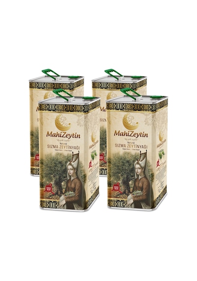 Mahizeytin Soğuk Sıkım Natürel Sızma Zeytinyağı 4 x 5 L