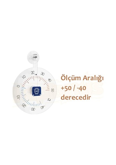 14.6020 Pencere Termometresi Siyah