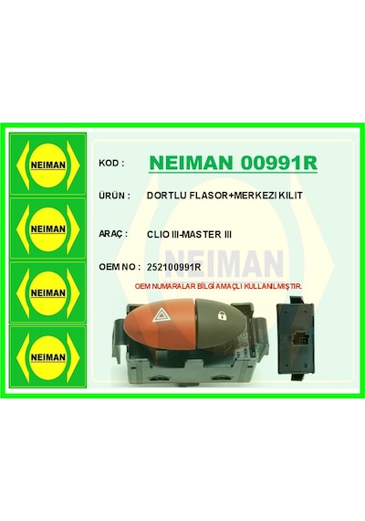 Bescher Dortlu Flasor Merkezı Kılıt Clıo Iıı-master Iıı Neıman 00991r 252100991r