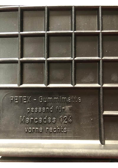 Mercedes W124 Lastik Paspas Siyah E-class Petex