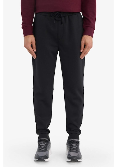 Defacto Defactofit Slim Fit Dar Kesim Standart Paça Skuba Dalgıç Kumaş Jogger Z9112az25aubk81 Siyah