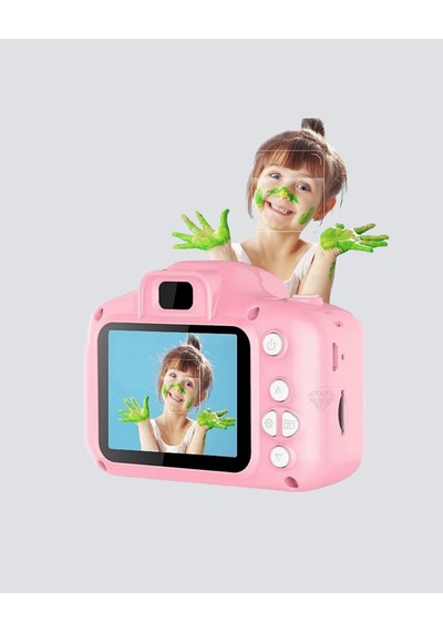 Mini Dijital Çocuk Kamerası 8mp Hd Ekranlı 1080p Video Ve Şarjlı Çok Renkli