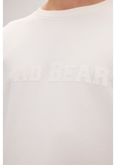 Bad Bear Badbear Marlow Beyaz Erkek Sweatshirt Beyaz