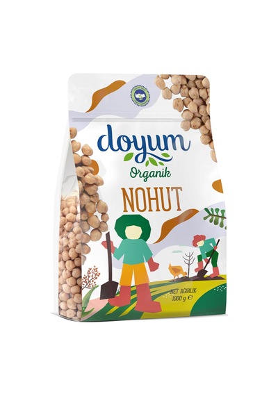 Doyum Organik Nohut 1 Kg - 8 Adet Tarı