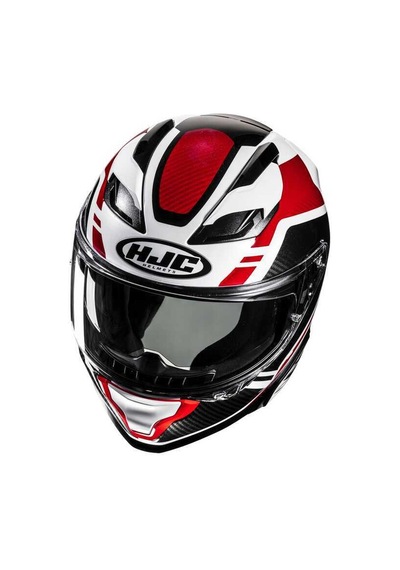 Hjc F71 Tozz Mc3h Kapalı Motosiklet Kaskı Siyah - Beyaz - Kırmızı