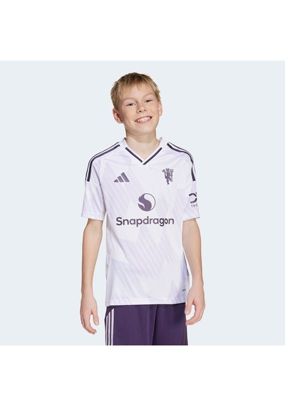adidas Manchester United 25/26 Çocuk Beyaz Deplasman Forması Jp3030 Beyaz