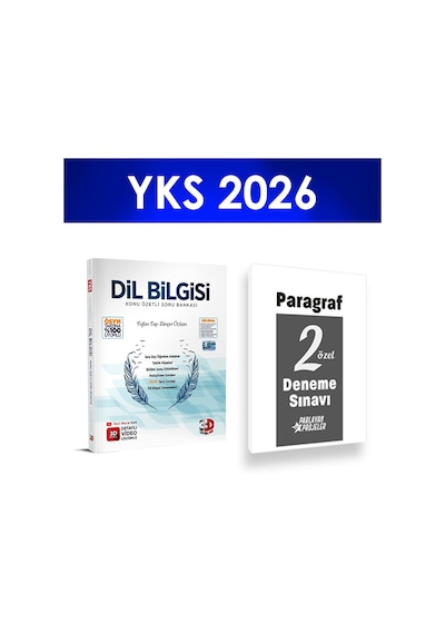 2026 Tyt Dil Bilgisi Soru Bankası 3d Yayınları Paragraf Deneme Hediye