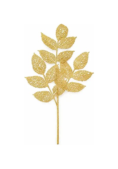 Yılbaşı Çam Ağacı Süsü Yaprak Büyük Rosegold Diğer