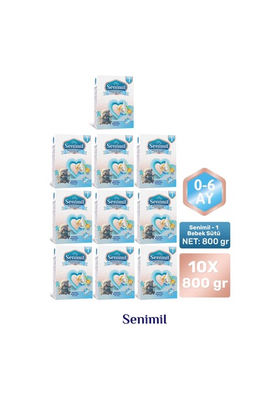 Senımıl 1 Bebek Sütü 800 G 10 Adet