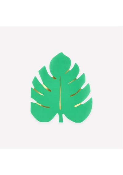 Meri Meri - Tropical Leaf Napkins - Tropikal Yaprak Peçeteler - 16 Adet