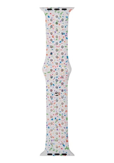 Apple Uyumlu Watch 44mm Kordon Yeni Seri 2023 Krd-02 Silikon Strap Kayış