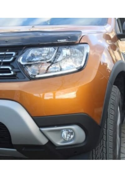 Dacıa Duster 2018 2022 Sis Kaplaması Gri 2 Parça Abs