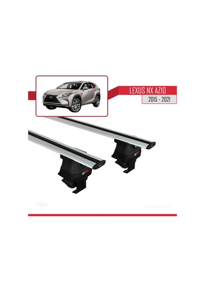 Lexus Nx Az10 2015-2021 Arası İle Uyumlu Ace-4 Ara Atkı Tavan Barı Gri