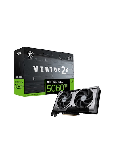 Msı Geforce Rtx 5060 Ti 16g Ventus 2x Oc Plus Gddr7 16gb Dlss 4 128 Bit Ekran Karti