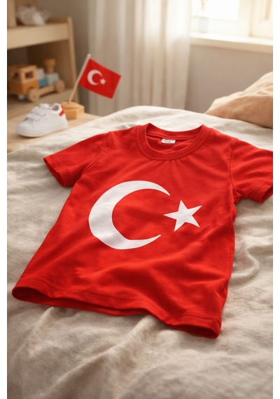 Uğur Bebe Mco Marka Kırmızı Türk Bayraklı Kısa Kollu Çocuk Tişört %100 Pamuk Rahat Kalıp Kırmızı Kırmızı Uğur Bebe Mco Marka Kırmızı Türk Bayraklı Kısa Kollu Çocuk Tişört %100 Pamuk Rahat Kalıp Kırmızı Kırmızı