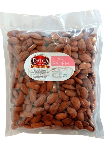 Datça Köy Ürünleri Çiğ Ak Badem 500 G