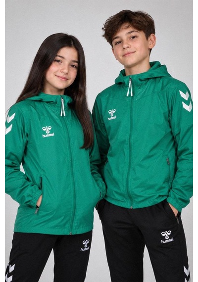 Hummel Oregon Çocuk Yağmurluk Yeşil