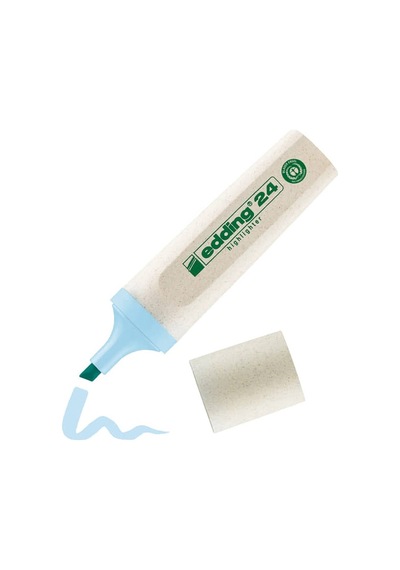 Edding 24 Ecoline Fosforlu İşaretleme Kalemi Pastel Mavi